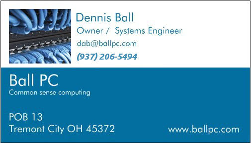 Ball PC Business Card